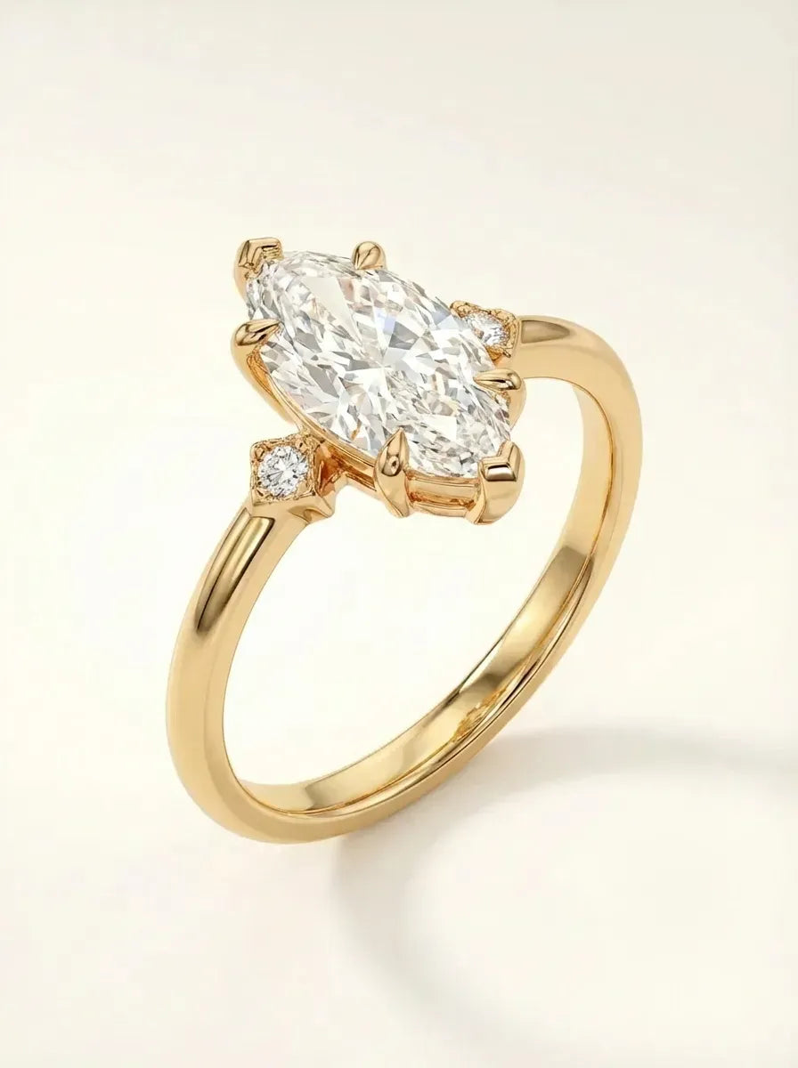 Marquise Diamond Ring Bianca – 1.5 ct
